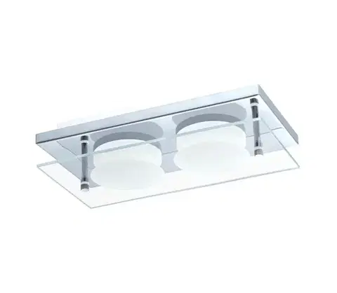 Svietidlá Eglo 75327 - LED stropné svietidlo ABIOLA 2xLED/6W/230V lesklý chróm 75327