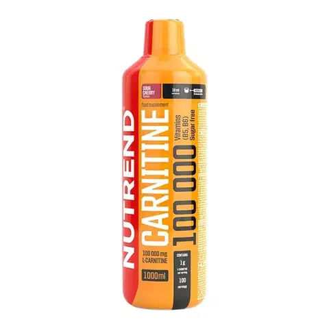 Spaľovače tukov Nutrend Carnitine 100000 - 1000 ml višňa