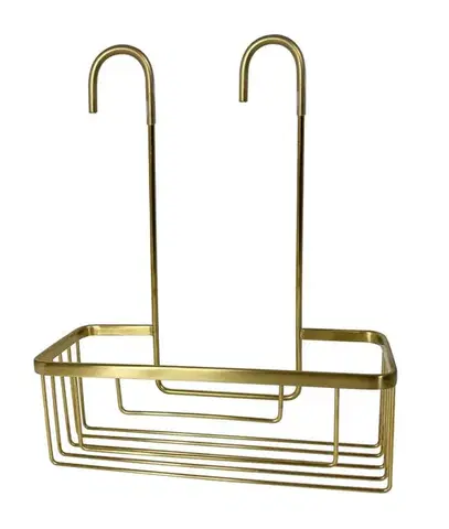 Regály a poličky Gedy - SMART polička do sprchy závesná, na batériu, 300x375x120 zlato mat 248988