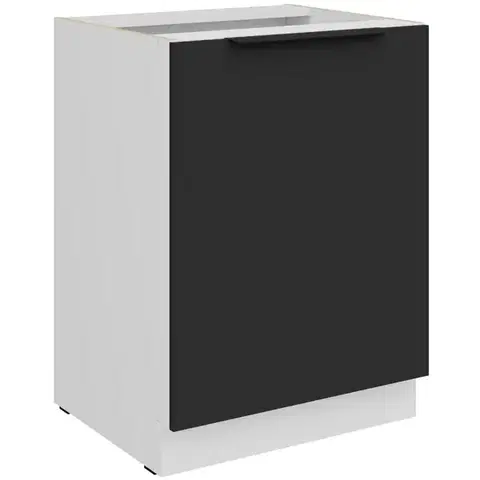 Kuchynské skrinky stojace Kuchynská skrinka Aria-Bl/Wh Anti Fingerprint 60d 1f Bb
