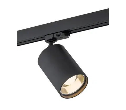 Svietidlá Argon 4306 - Bodové svietidlo do lištového systému BERGEN 1xE27/15W/230V čierna 4306