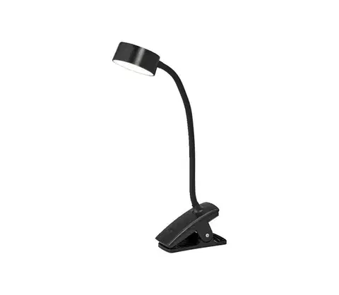 Lampy Osram - stmievateľná stolová LED lampa so svorkou OFFICE LINE LED/4,8W/230V čierna 4099854464294
