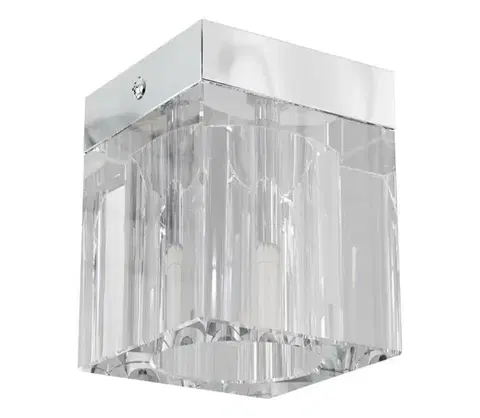 Svietidlá Open Design OR81039 - Bodové svietidlo CUBO 1xG9/8W/230V priehľadné/lesklý chróm OR81039