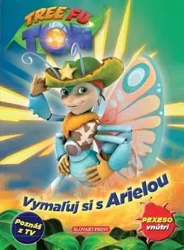 Nalepovačky, vystrihovačky, skladačky Vymaľuj si s Arielou