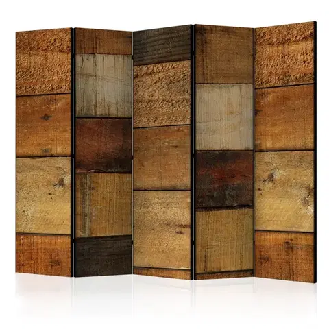 Paravány Paraván Wooden Textures Dekorhome