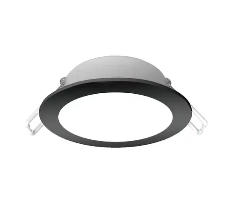 Svietidlá  B.V.  - LED Kúpeľňové podhľadové svietidlo LED/4,8W/230V 6500K čierna IP65 B10405QA1