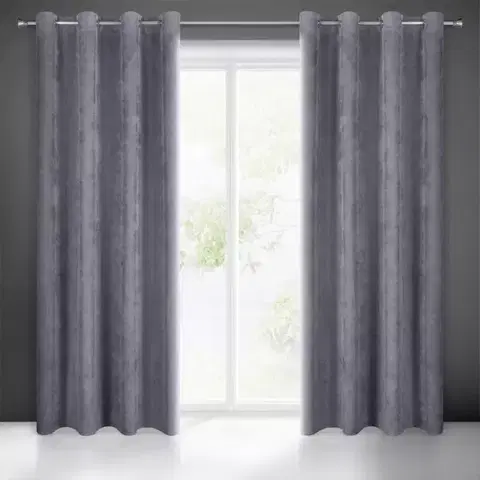 Závesy do spálne Záves JULIE 140X250 na priechodkách 367836