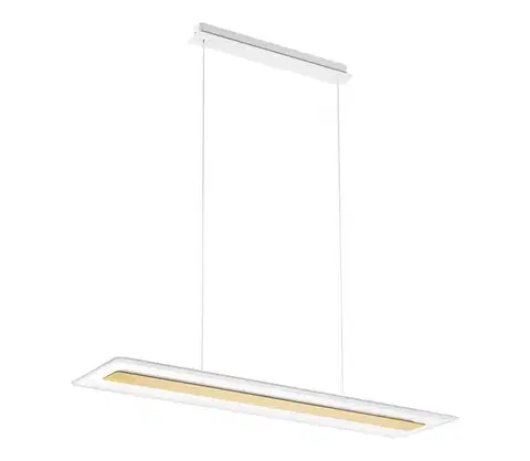 Svietidlá Linea Light 8939 - LED Luster na lanku ANTILE LED/45W/230V CRI 90 biela/zlatá 8939