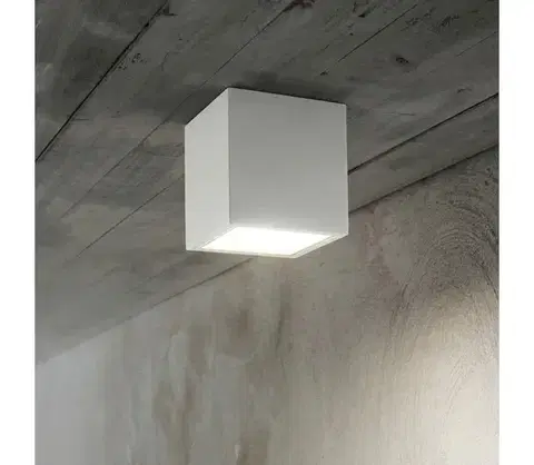 Svietidlá Ideal Lux - Vonkajšie bodové svietidlo TECHO 1xGU10/20W/230V 15x15 cm IP54 biela 251523