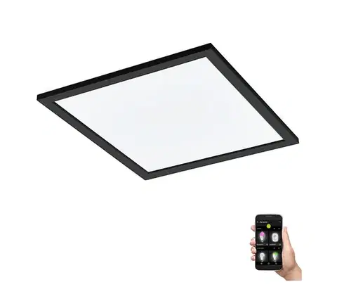 Svietidlá Eglo 900051 - LED Stmievateľné stropné svietidlo SALOBRENA-Z LED/21,5W/230V čierna 900051