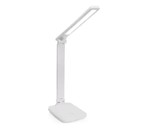 Lampy  LED stmievateľná dotyková stolná lampa s USB portom REMUS LED/5W/230V biela PDL194W