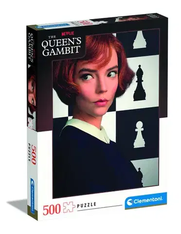 500 dielikov Trigo Puzzle Queen´s Gambit 500 Clementoni