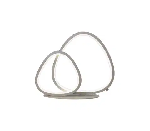 Lampy Viokef Lighting LED stolová lampa HELIX LED/15W/230V strieborná 4348800