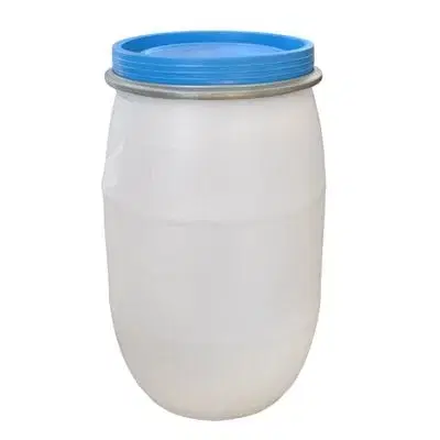 Zavlažovače Kinekus Barel plastový, biely so sponou, objem 30L