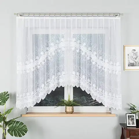 Záclony do obývačky Žakárová záclona JOWITA 300x150