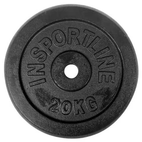 Závažia k činkám Liatinový kotúč inSPORTline CastCzech 20 kg 30 mm