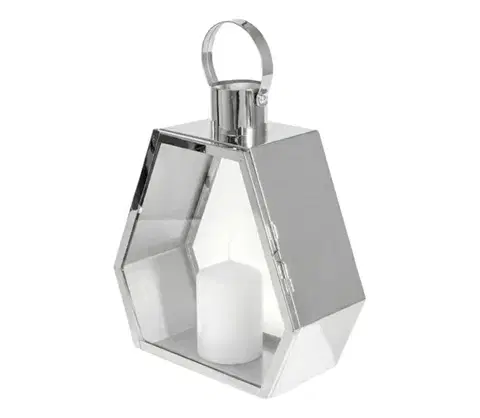 Taburetky Estilo Home Dekoratívna lucerna PALACE, 43 cm, lesklý chróm 5905623253275