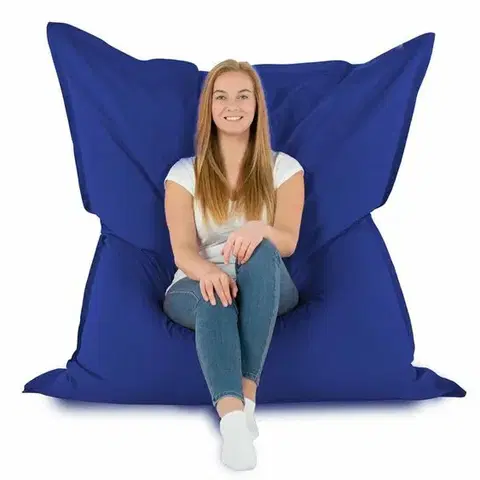 Sedacie vaky a kocky Sedací vak outdoor XXL TiaHome - Tmavo modrá