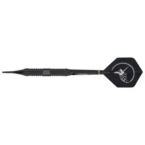 Šípky Unicorn Core Plus Black Brass Soft S2 3ks 17 g