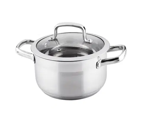 Panvice a hrnce Lamart - Hrniec s pokrievkou 20 cm nerez 42000342