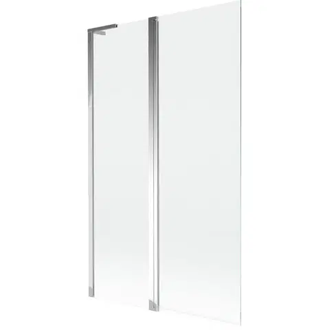 Sprchové dvere MEXEN/S - Mist L vaňová zástena 2-krídlová 110 x 150, transparent, chróm 8A9L-110-011-01-00