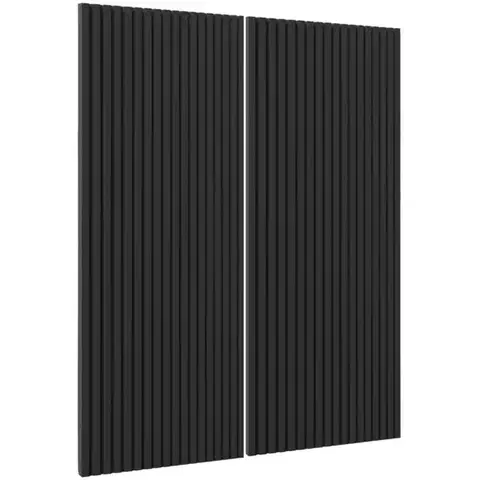 Kuchynské skrinky Čelo skrinky Luxeo F14-G80(100) ryfla black