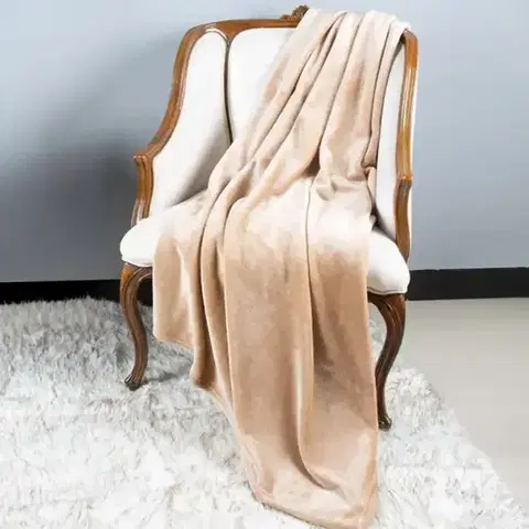 Ozdobné prikrývky Deka Laguna JDML003 200x220 cm béžová 4