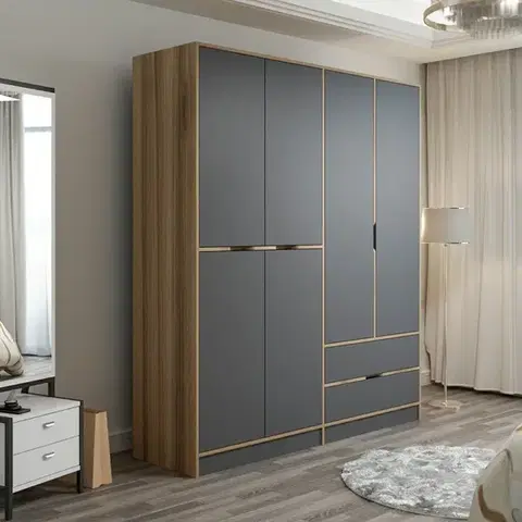 Šatňové skrine Šatníková skriňa Elina - 7199