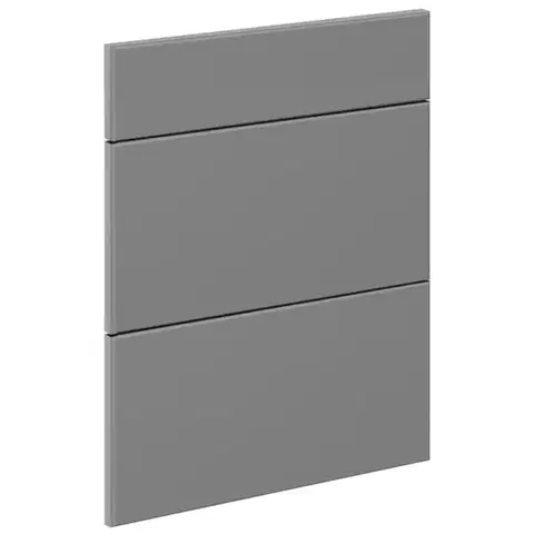 Kuchynské skrinky Čelo skrinky Luxeo F16-D60S3-AX tenký rám grey