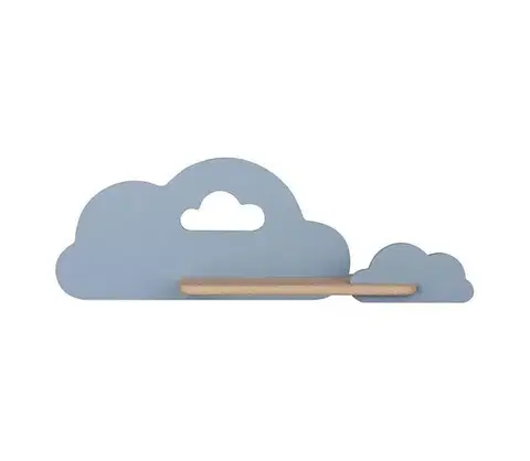 Svietidlá  LED Detské nástenné svietidlo s poličkou CLOUD LED/5W/230V modrá 21-75581