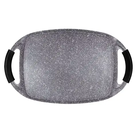 Pekáče, plechy BLAUMANN - Pláto grilovacie 47cm Gray Stone Touch
