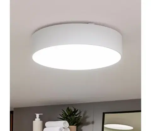 Svietidlá BRILAGI - Kúpeľňové stropné svietidlo POOL 4xE27/15W/230V pr. 50 cm IP54 biela FG-R500-E27-WHT