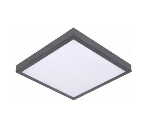 Svietidlá  LED stropné svietidlo so snímačom VITALI LED/24W/230V 4000K 33x33 cm antracit SKU047162