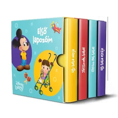 Leporelá, krabičky, puzzle knihy Disney baby - Első lapozóim