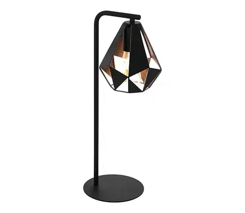 Lampy Eglo 43058 - Stolná lampa CARLTON 1xE27/60W/230V 43058