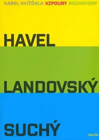 Biografie - ostatné Vzpoury - Havel, Landovský, Suchý - Karel Hvížďala,Miloš Voráč