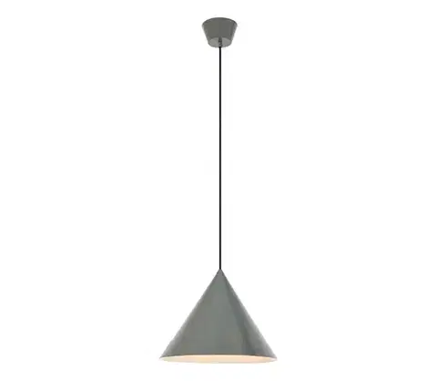 Svietidlá Markslöjd 109162 - Závesný luster na lanku TIP 1xE27/60W/230V pr. 37,5 cm sivý 109162