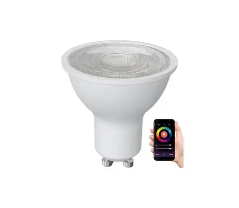 Žiarovky  LED RGBW Stmievateľná žiarovka GU10/4,5W/230V 2700-6500K Wi-Fi Tuya ZLS135WA