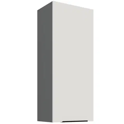 Kuchynské skrinky visiace Kuchynská skrinka Aria-Wh/Ant Anti Fingerprint 45g-108 1f