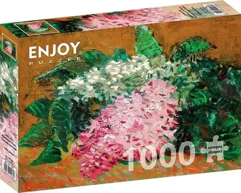 1000 dielikov Enjoy Puzzle Vincent van Gogh: Zátišie s orgovánmi