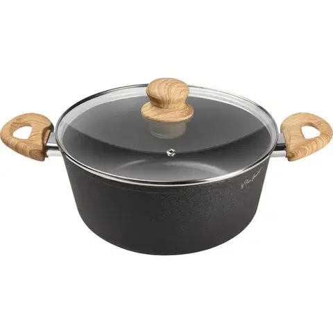 Hrnce Lamart LT1247 kastról s pokrievkou Natur, pr. 24 cm, 24 cm