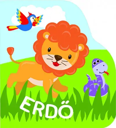 Leporelá, krabičky, puzzle knihy Állati pancsolókönyv - Erdő