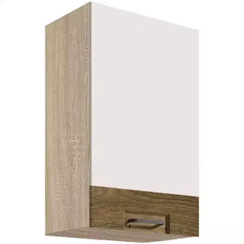 Kuchynské skrinky visiace Skrinka do kuchyne Favorit 31g Sonoma/White+Ribbeck