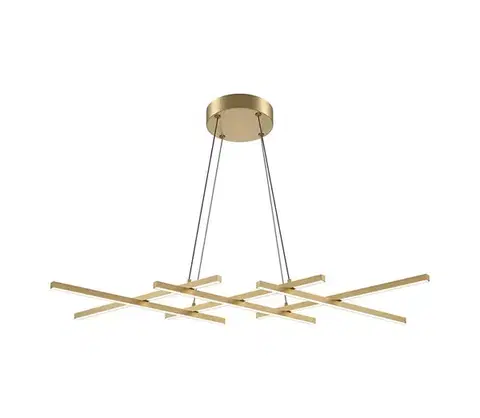 Svietidlá Maytoni MOD244PL-L50BSK - Závesný LED luster HALO LED/40W/230V zlatý MOD244PL-L50BSK