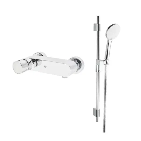 Kúpeľňové batérie Sprchová baterie SAT Fusion se sprchovým setem 150 mm chrom SATBSFU268BSSET SATBSFU268BSSET