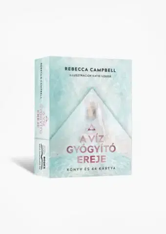 Veštenie, tarot, vykladacie karty A víz gyógyító ereje - Könyv és 44 kártya - Rebecca
