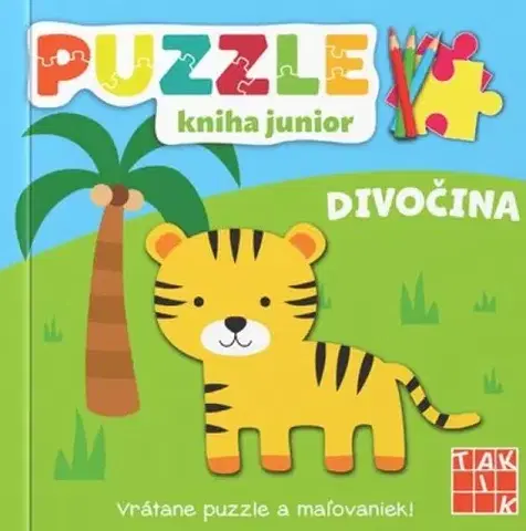 Leporelá, krabičky, puzzle knihy Divočina - Puzzle kniha junior