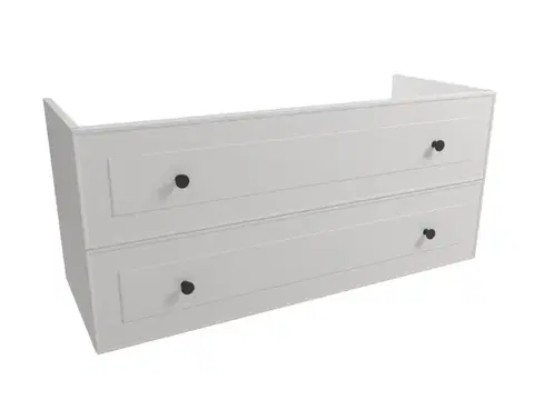 Kúpeľňový nábytok Kúpeľňová skrinka pod umývadlo Naturel Forli 120x53x46 cm biela FORLI120BI FORLI120BI