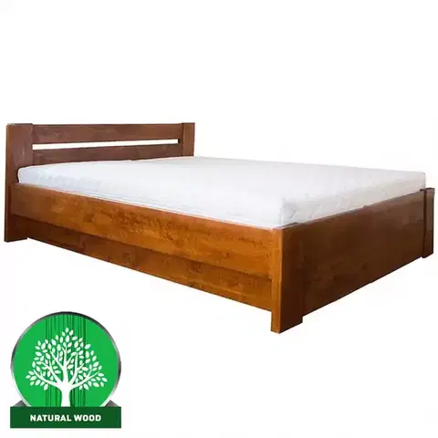 Drevené postele Posteľ drevené Lulea Plus 120x200 Jelša