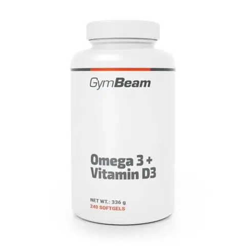 Omega-3 GymBeam Omega 3 + Vitamin D3